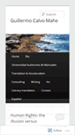 Mobile Screenshot of guillermocalvo.com